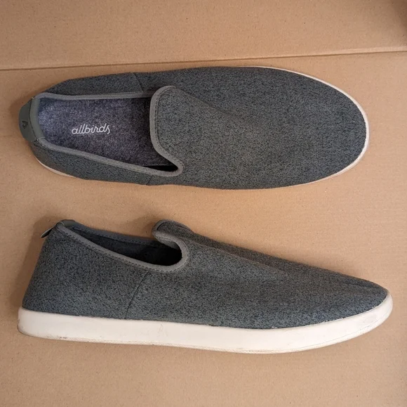 Allbirds wool loungers gray slip on
